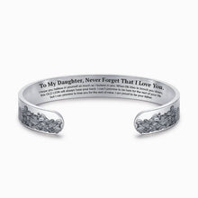 Load image into Gallery viewer, To My Daughter Proud of You Love Dad Bracelet
